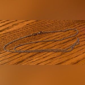 James Avery 20” sterling silver chain, lobster claw clasp